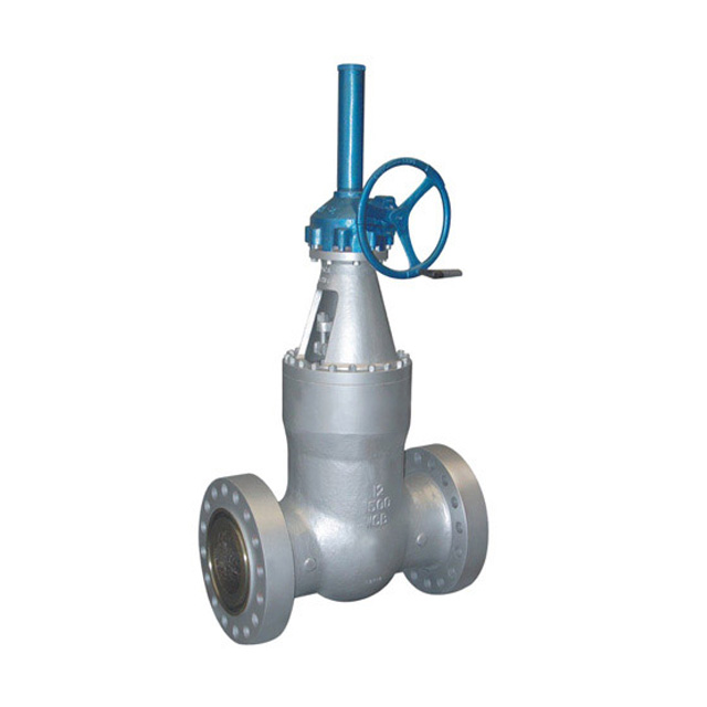 Pressure sealed gate valve